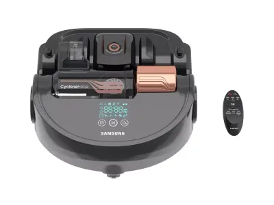Samsung Powerbot Turbo Robot Vacuum with Remote Controller 3D model