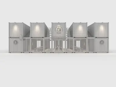 Container Cafe 12 3D model