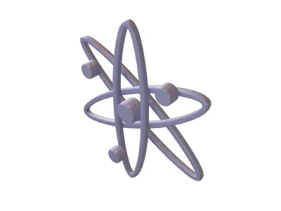 Cosmos Coin v2 003 Low-poly 3D model