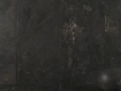 Stone Wall Tiles Troia Black 120x270 Texture