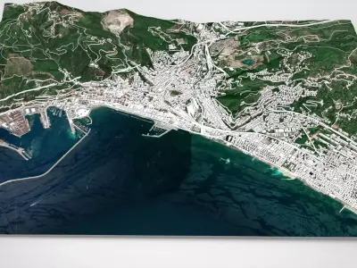 Cityscape Salerno Italy 3D model