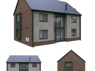 HOUSE PLOT-C 3D Model Pack