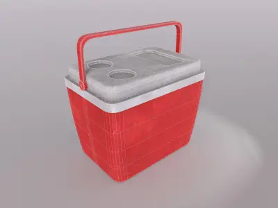 Cooler Low-poly 3D model