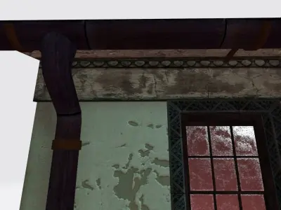 Old House Low-poly 3D model 8