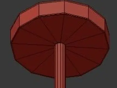 Untitled fiddlehead pendant light 3D model