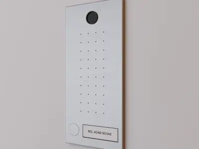 Door bell intercom 3D model