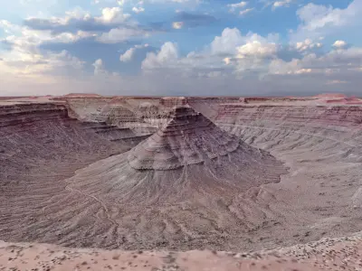 Ancient Dry River Multipurpose 3D Terrain Model 3D model