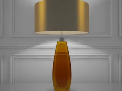 Bella Figura Diamond Curved Lamp 3D model