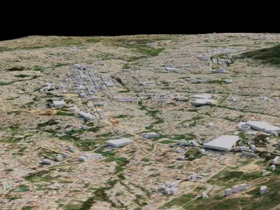 Lubango - Angola 3D model