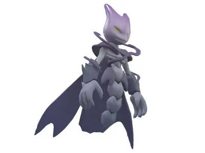 Evil Monster Soul Character V1 003 Low-poly 3D model