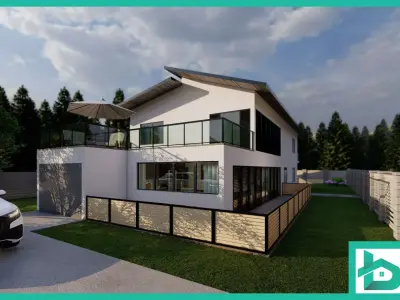 Modern House 003 3D model