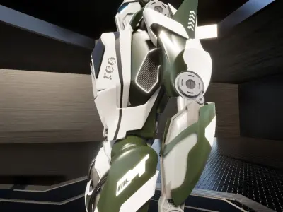 Human robot 3D model