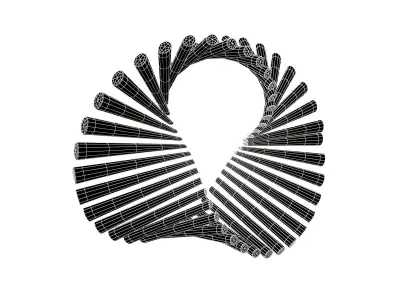 Abstract Shape v9 004 Low-poly 3D model