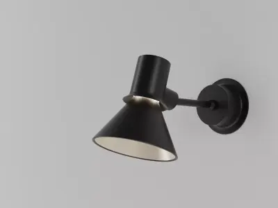 CHEAP MODELZ  Black metal wall lamp 3D model