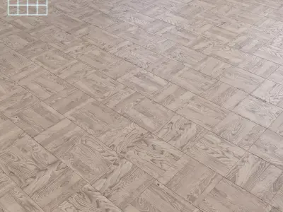 Parquet - Laminate - Wooden floor Low-poly 3D model 9