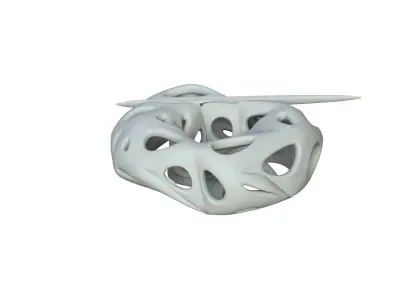 SciFi Cube Object No 17829 Low Poly Shape Texture