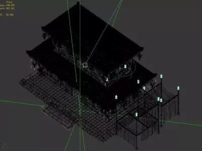 Beijing City Construction - Cloth Shop 06 3D model