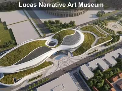 Lucas Narrative Art Museum 3D model