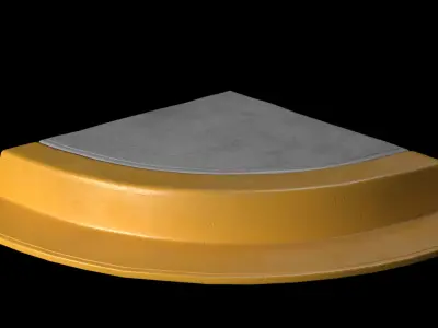 Side walk set PBR 3D model