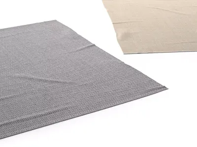 Herringbone Rug 3D model