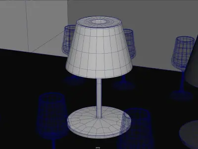 Table lamp 3D model