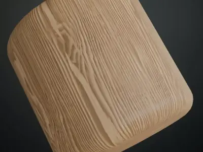 Fine-Grained Natural Pine PBR Texture
