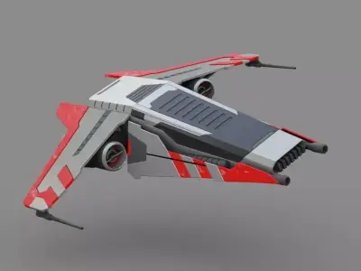 Star fighter 3D model
