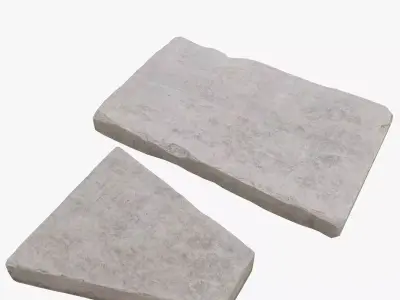 Old concrete 3D model