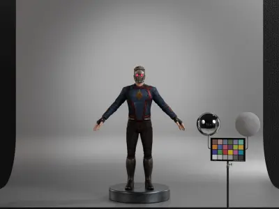 Star-Lord Low-poly 3D model