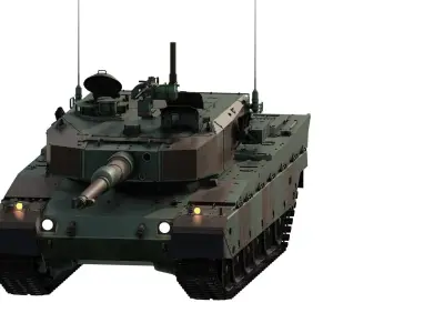 Type 90 tank 3D model