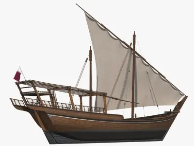  Qatar Traditional Boat 
