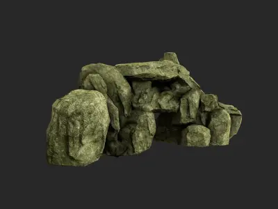 Rock Pack vol 6 Low-poly 3D model