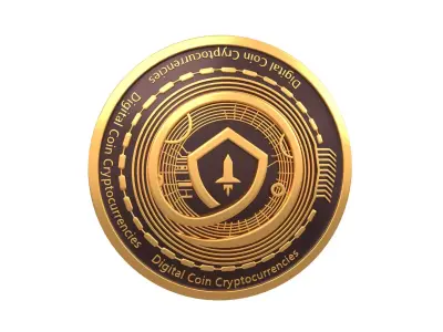 SafeMoon Coin v2 001 3D model