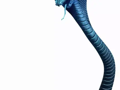 Magic Palace - Religion - Stone Snake 01 3D model