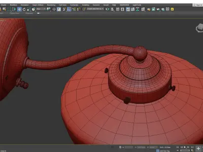 ROSE CITY FITTER ARCHED SCONCE Low-poly 3D model