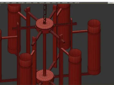 Arte Lamp HUGO Low-poly 3D model