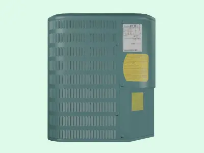 AC unit Low-poly 3D model