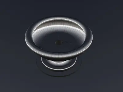 Fountain design 3d model Outdoor Exterior decoration backyard 3D model