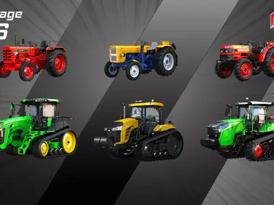 Farming Vehicles and Tools - Package6 - Tractors
