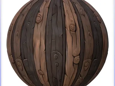  Stylized Wood Floor Seamless Texture Texture