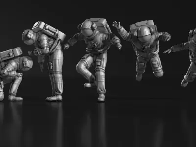 Astronaut 05 3D print model