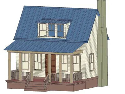 House 3D print model plans 3D print model