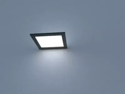 Pin light Free low-poly 3D model