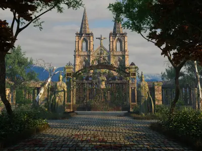 Ancient Church 3D model