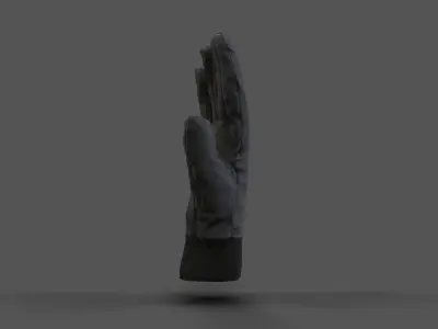 VR Hands - Winter Gloves Low-poly 3D model