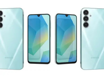 Samsung Galaxy A16 5G Light Green 3D model