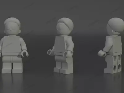 CUSTOM MORTY SMITH LEGO 3D print model