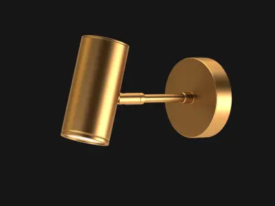 Contemporary foyer wall lighting 3D model