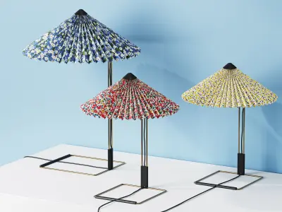 HAY x Liberty Matin Table Lamp and Pendant Collection 3D model