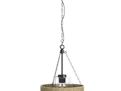 Progress lighting Pembroke one light chandelier 3D model